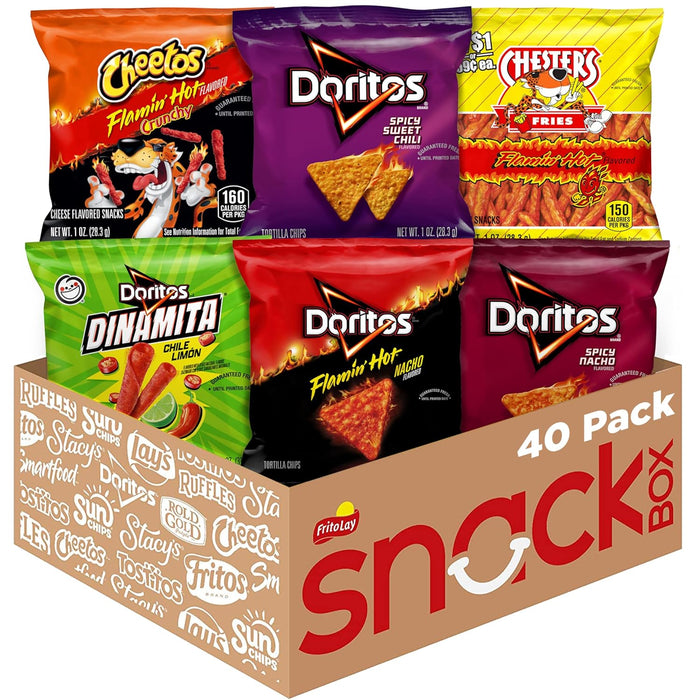Frito-Lay Variety Packs, Party Mix, Single Serve Bags (40 Pack)