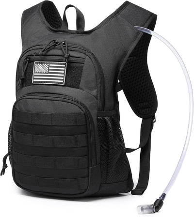 wotony Hydration Backpack with Water Bladder for Hiking Tactical Hydration Pack for Men Women Molle Water Backpack for Hiking