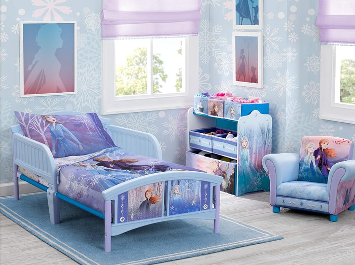 Disney Pretty Princess Toddler Bed, 4 Piece Set, Pink