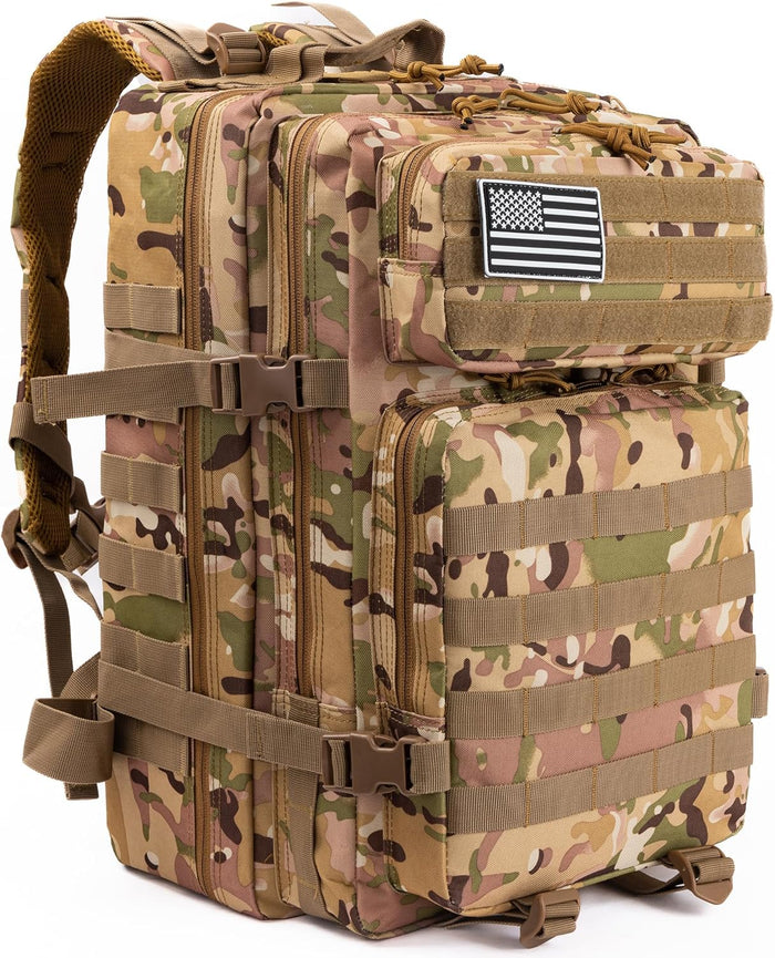 Military Tactical Backpack for Men Army 3 Day Assault Pack Outdoors Hiking Treeking Rucksack with Molle System