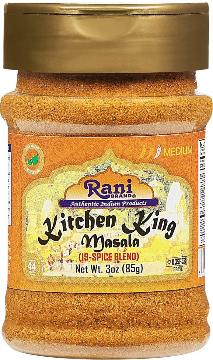 Rani Kitchen King Masala (20-Spice Curry blend) 3.5oz (100g) ~ All Natural | Vegan | No Colors | Gluten Friendly | NON-GMO | Indian Origin