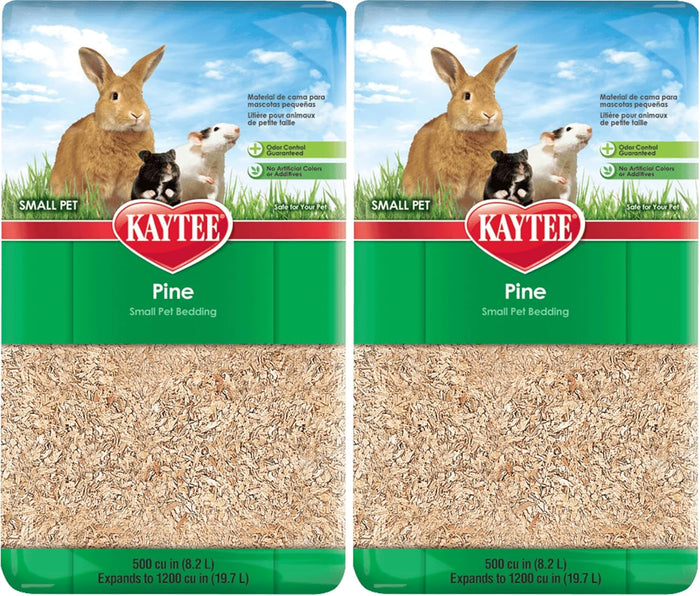 Kaytee Small Animal Pine Bedding For Pet Guinea Pigs, Rabbits, Hamsters, Gerbils, and Chinchillas, 52.4 Liter