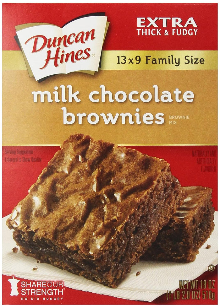Duncan Hines Brownie Mix, Dark Chocolate Fudge, 18.2 oz.