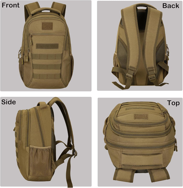 CREATOR Military Tactical Backpack for Men Mini Daypack Small Tactical Assault Bag for Hunting Camping Trekking