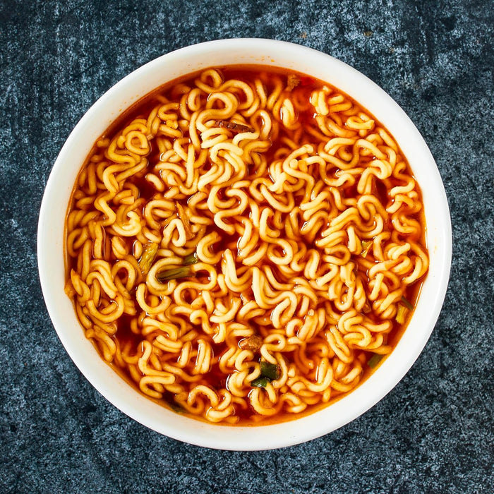 Nongshim Ramen Noodles, Gourmet Instant Ramen, Premium Microwavable Noodle Soup, Spicy Shin, Family Pack, 4.23 Ounce (Pack of 20)