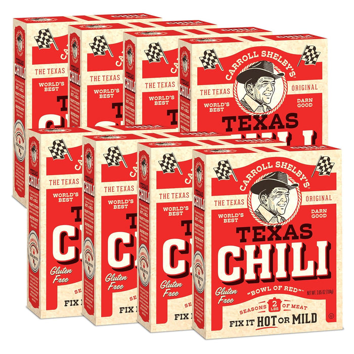 Carroll Shelby's Original Texas Brand Chili Kit 3.65oz Box (Pack of 2)