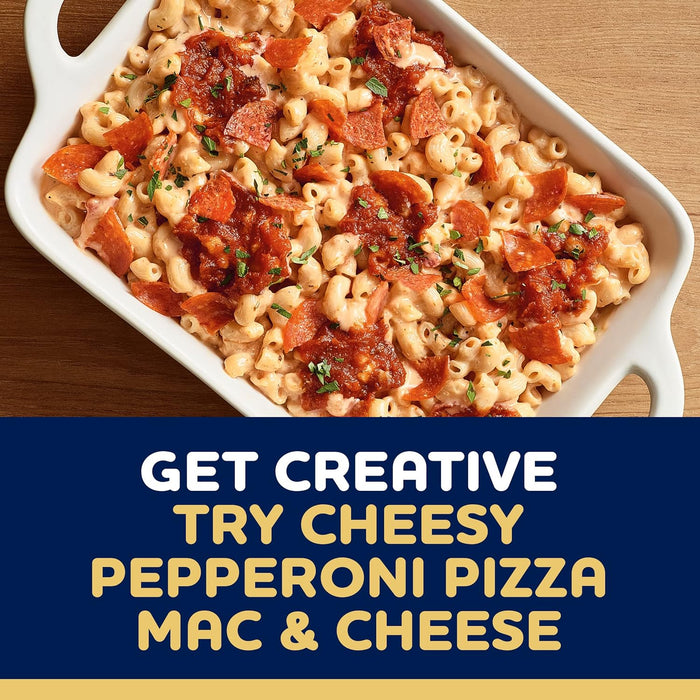 Kraft Deluxe White Cheddar & Garlic & Herbs Mac & Cheese Macaroni and Cheese Dinner, 11.9 oz Box
