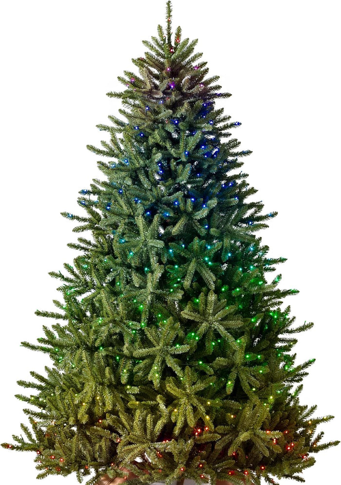 Balsam Hill 7.5 ft Unlit Classic Blue Spruce - Artificial Christmas Tree with 2,960+ Tips, Premium Stand, Storage Bag & Easy Assembly for Indoor Holiday Decorating