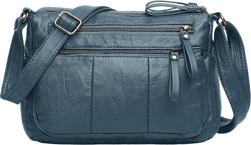 VOLGANIK ROCK Purses for Women Soft PU Leather Shoulder Bag Ladies Crossbody Purse and handbags Lightweight Pocketbook