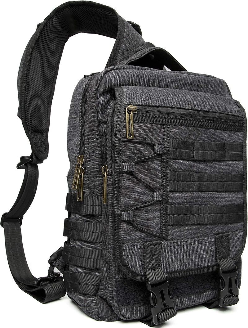 NICGID Sling Bags Chest Shoulder Backpacks, 12.5'' 13.3'' 14.1'' 15.6''Laptop Backpack Crossbody Messenger Bag Travel Outdoor