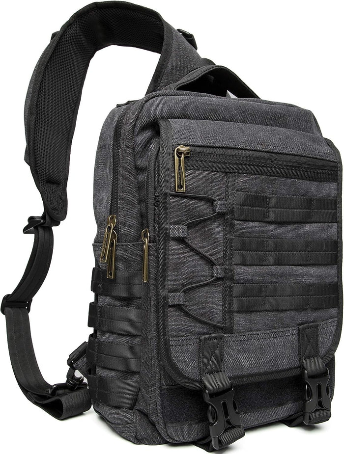 NICGID Sling Bags Chest Shoulder Backpacks, 12.5'' 13.3'' 14.1'' 15.6''Laptop Backpack Crossbody Messenger Bag Travel Outdoor
