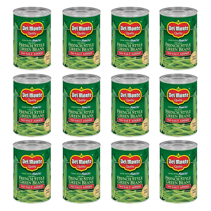 DEL MONTE BLUE LAKE French Style Green Beans, Canned Vegetables, 14.5 oz Can