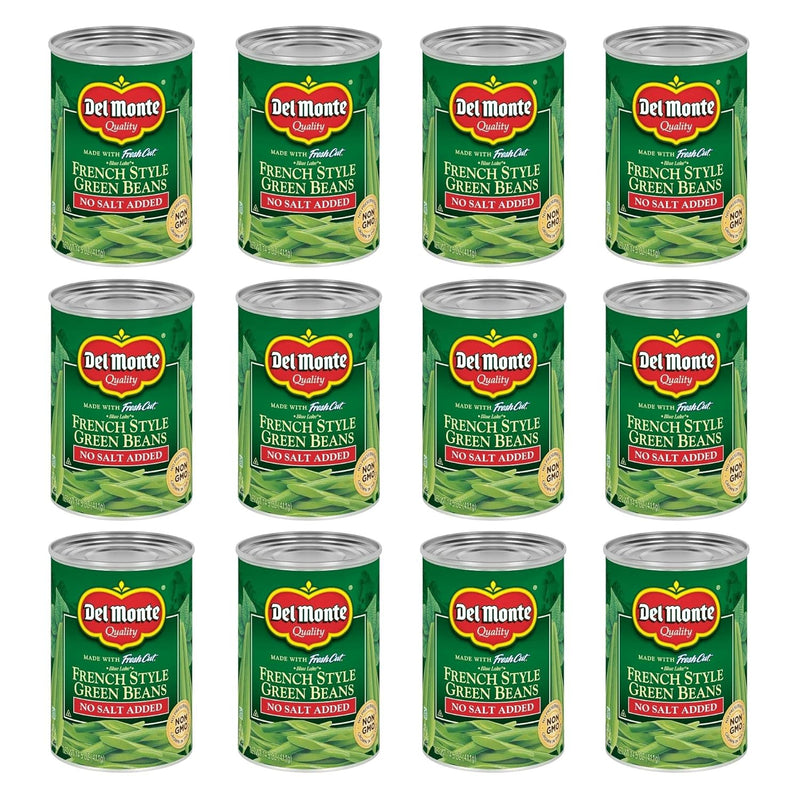 DEL MONTE BLUE LAKE French Style Green Beans, Canned Vegetables, 14.5 oz Can