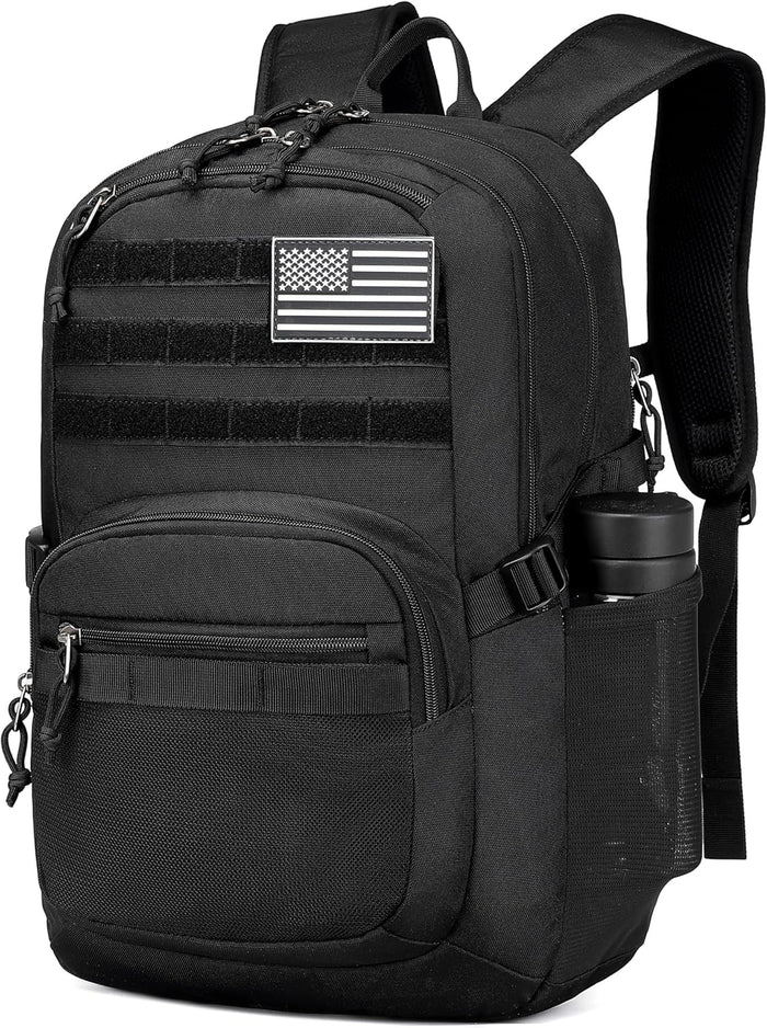 Military Tactical Backpack for Men Army 3 Days Assault Pack Bag with Molle System for Outdoor Adventures (khaki, 25L)