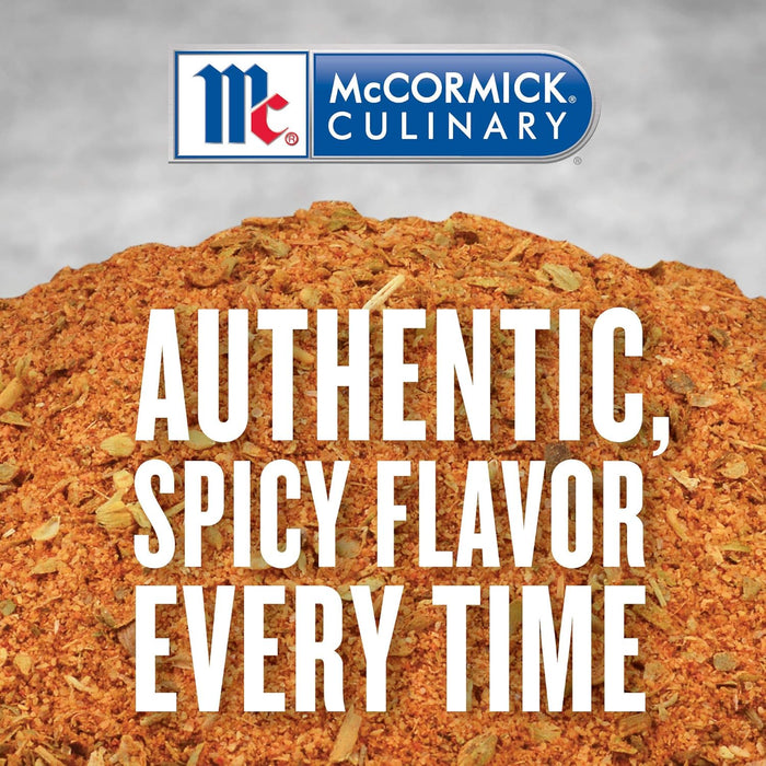 McCormick Culinary Cajun Seasoning, 18 oz - One 18 Ounce Container of Cajun Seasoning Mix, Made to Enhance Catfish, Crawfish, Jambalaya, Gumbo and More