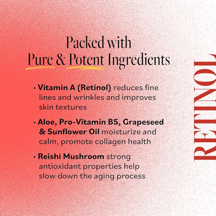 Derma E Anti-Wrinkle Eye Treatment – Anti-Aging Cream with Retinol, Grape Seed Extract and Reishi Mushroom – Hydrating Serum for Under Eye and Eyelids, 1/2 oz