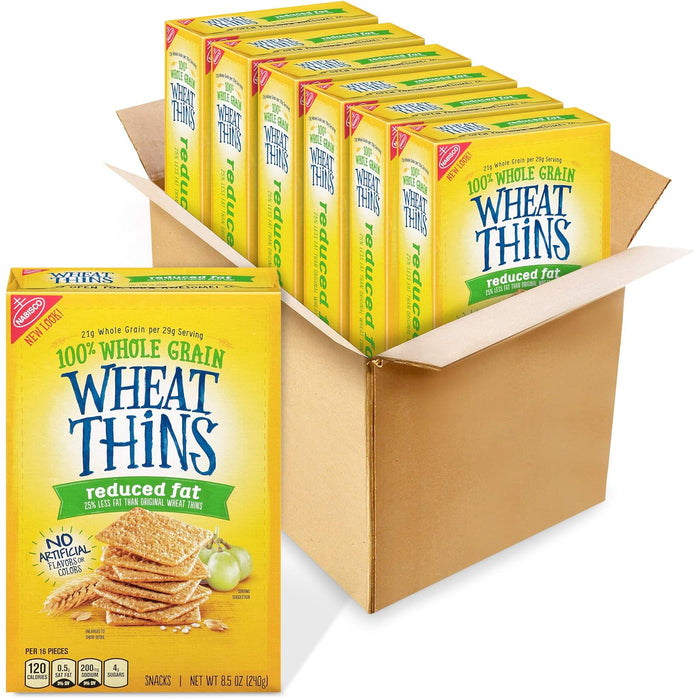 Wheat Thins Original Snacks, Whole Grain Wheat Crackers, Holiday Snack Crackers, Party Size, 20 oz Box