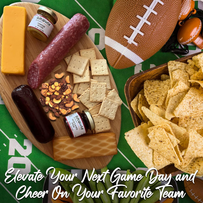 Charcuterie Meat and Cheese Gift Basket, Charcuterie Board Food Items, Food Gifts for Men, Meat Sampler For Men, Tailgating, Business, Congratulations, Care Packages, Thanksgiving and Christmas Gifts (8-item Bundle)