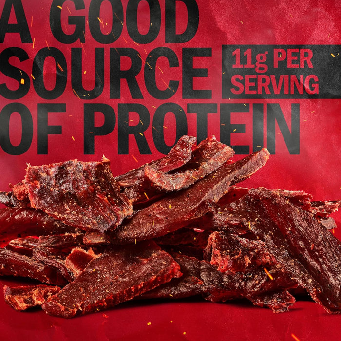 Jack Link's Beef Jerky, Teriyaki, Large Jerky Bags - Flavorful Meat Snacks, Ready to Eat Protein Snacks with 11g of Protein per Serving, Made with 100% Beef - 9 Oz. (Pack of 2)