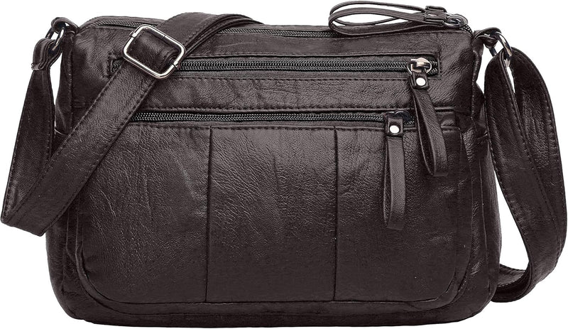 VOLGANIK ROCK Purses for Women Soft PU Leather Shoulder Bag Ladies Crossbody Purse and handbags Lightweight Pocketbook