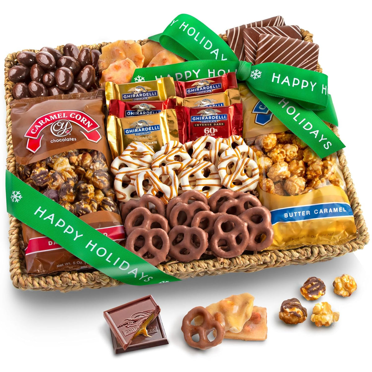 A Gift Inside Chocolate, Caramel and Crunch Grand Gift Basket
