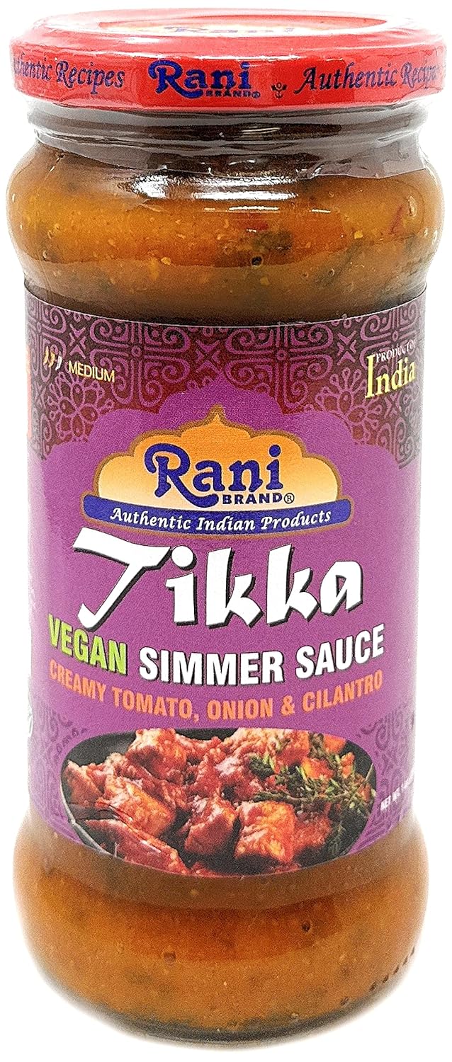 Rani Tikka Masala Cooking Spice Paste 10.5oz (300g) Glass Jar, Pack of 5+1 FREE ~ No Colors | All Natural | NON-GMO | Vegan | Gluten Free | Indian Origin