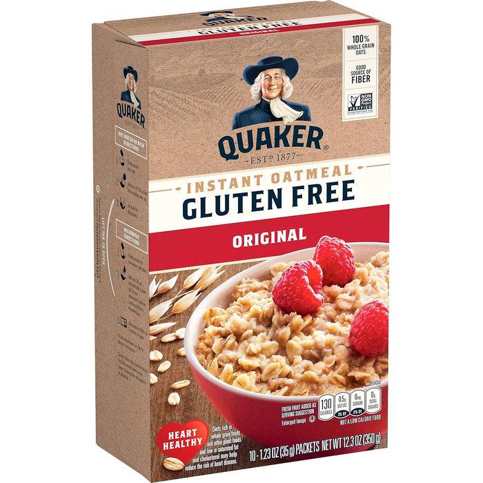 Quaker, Instant Steel Cut Oatmeal, Cranberries And Blueberries, 8 Ct