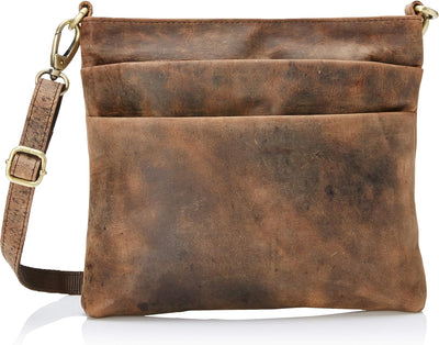Ruzioon Vintage Leather Crossbody bags for Women - Sling Women Purse, Shoulder bags & Handbags