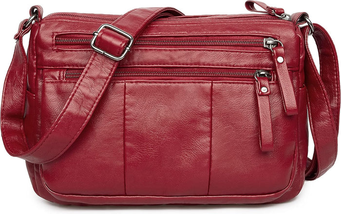 VOLGANIK ROCK Purses for Women Soft PU Leather Shoulder Bag Ladies Crossbody Purse and handbags Lightweight Pocketbook