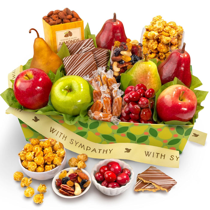 Happy Birthday Orchard Delight Fruit and Gourmet Gift Basket