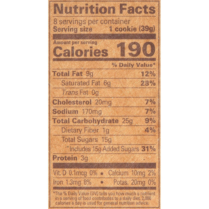 Christie Cookie Co., Chocolate Chip Cookies, Chocolate Chunk, 8ct (Sold Frozen)