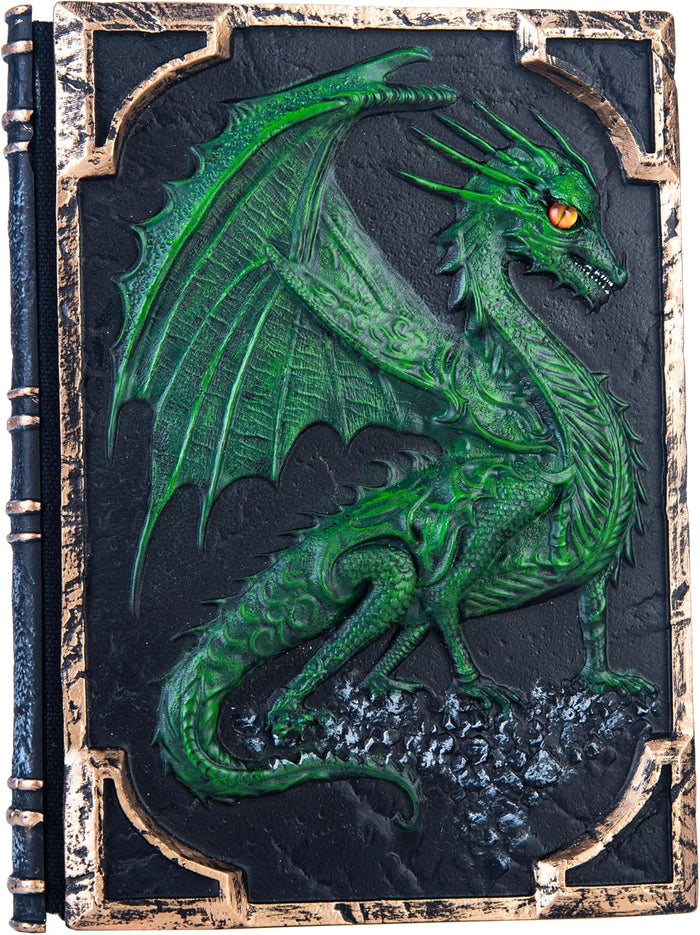 Handmade Flying Dragon Embossed Journal,Resin Engraving Notebook,Blank Paper,Hardcover Travel Notepad for Writing,Sketchbook,Collection,Gift,Decoration Diary for Man Woman A5 Size (New purple flying dragon)