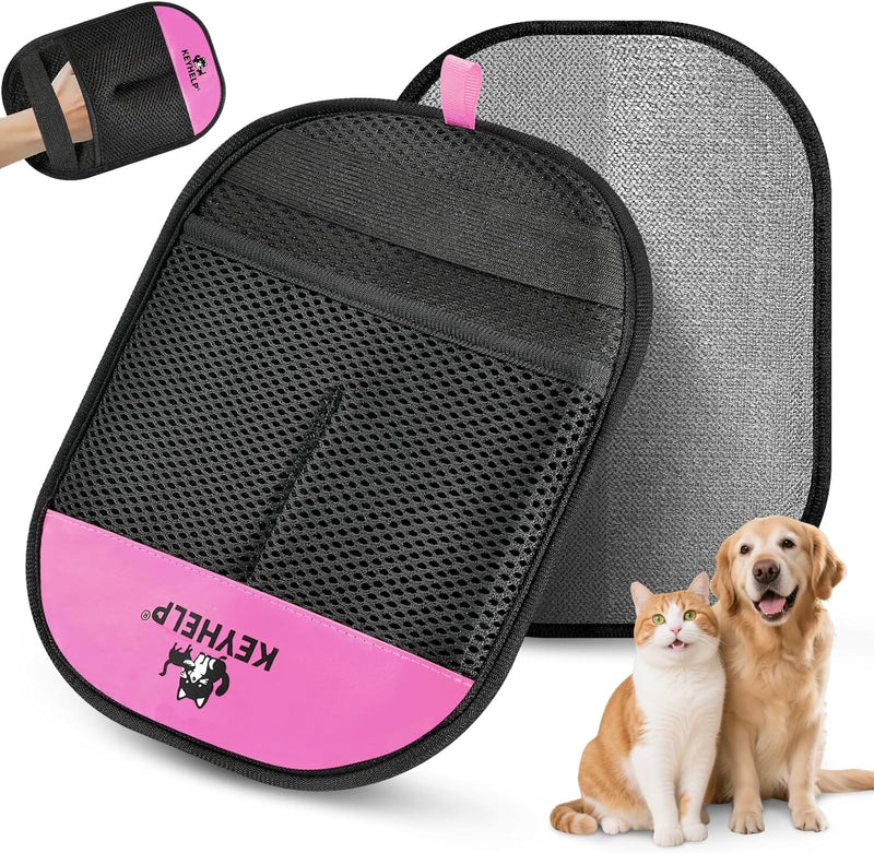 Pet Hair Removal Glove for Dogs & Cats, Newly Upgraded Reusable Electrostatic Pet Hair Gloves, Pet Hair Remover Tool for Clothing, Couch, Carpet, Car Seat