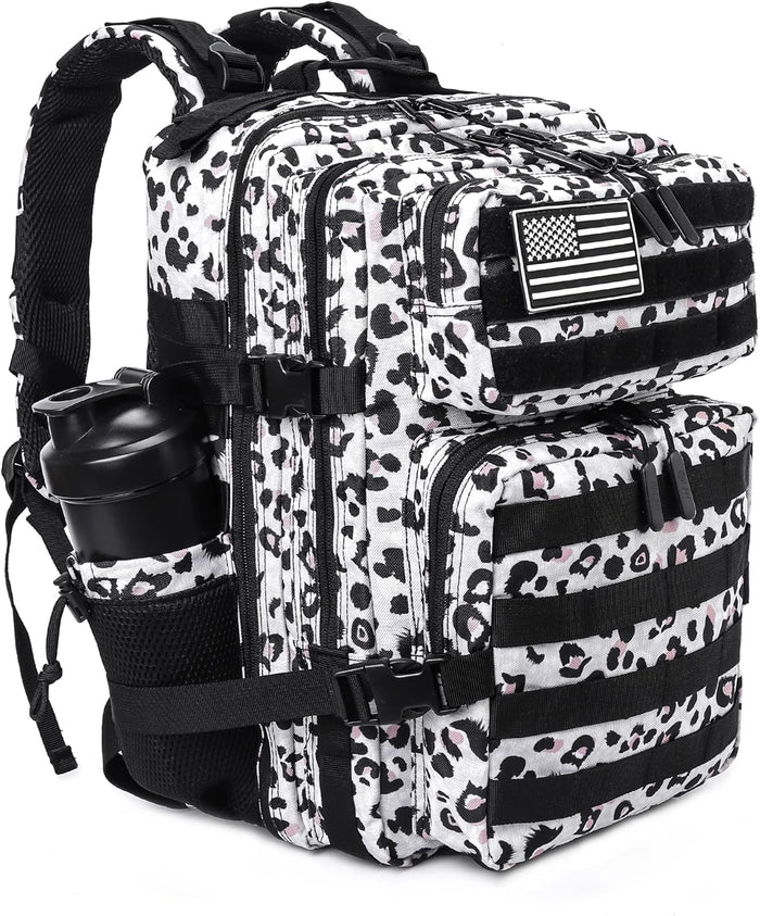 LHI Tactical Military Backpack for Men and Women 25L/35L Army Assault Pack Bag Small Rucksack with Bottle Holder