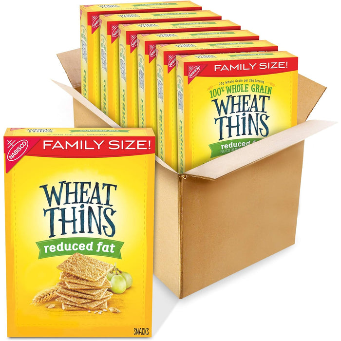 Wheat Thins Original Snacks, Whole Grain Wheat Crackers, Holiday Snack Crackers, Party Size, 20 oz Box