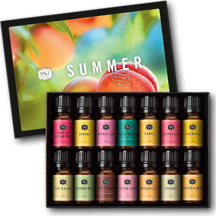 P&J Fragrance Oil Halloween Set Autumn Wreath Pumpkin Pie Candy Corn Marshmallow Night Air Caramel Corn Candle Freshie Scents