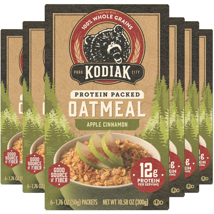 Kodiak Cakes Instant Oatmeal Packets - High Protein - 100% Whole Grains Breakfast Food - Chocolate Chip (36 Packets)