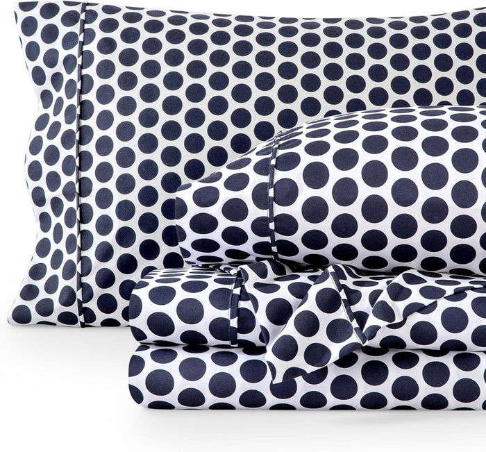 Bare Home Queen Sheet Set - Luxury 1800 Ultra-Soft Microfiber Double Brushed - Deep Pockets - Easy Fit - 4 Piece Set - Bedding Sheets & Pillowcases (Queen, Gingham Blue)