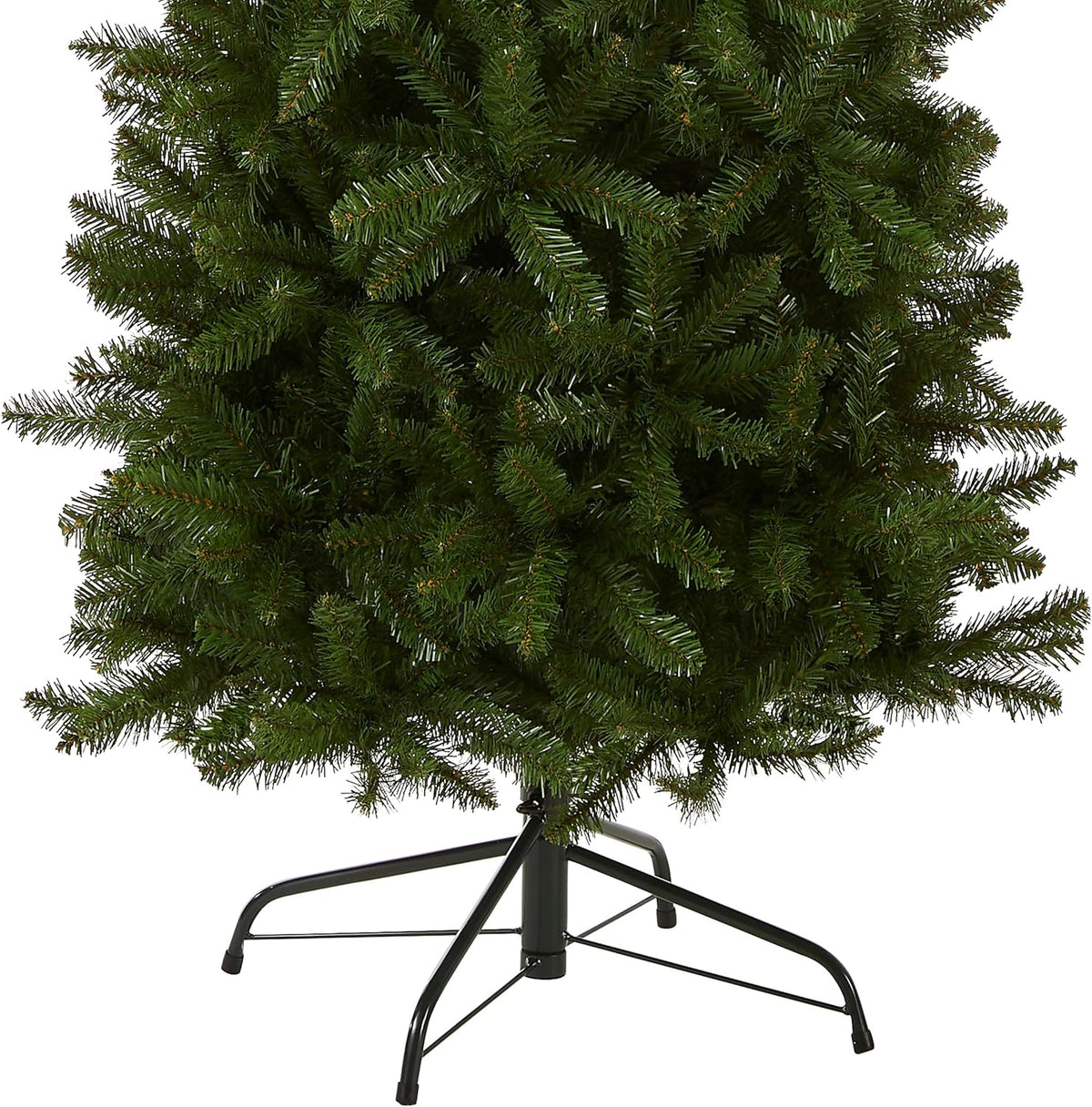 National Tree Company Artificial Slim Christmas Tree, Green, Kingswood Fir, Includes Stand, 9 Feet