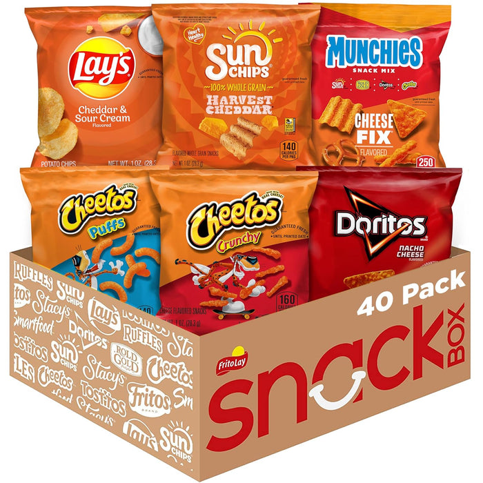Frito-Lay Variety Packs, Party Mix, Single Serve Bags (40 Pack)