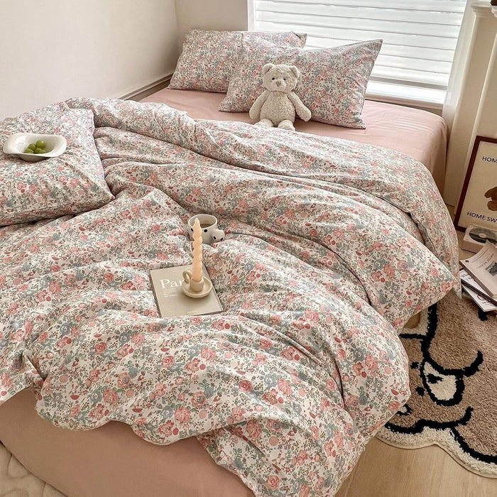 Leopard Print Comforter Set Full Size Animal Cheetah Printed Comforter Set 3 Pieces Fluffy Soft Microfiber Brown/Black Floral Bedding Set Farmhouse Boho Bed Comforter with 2 Pillowcases for All Season