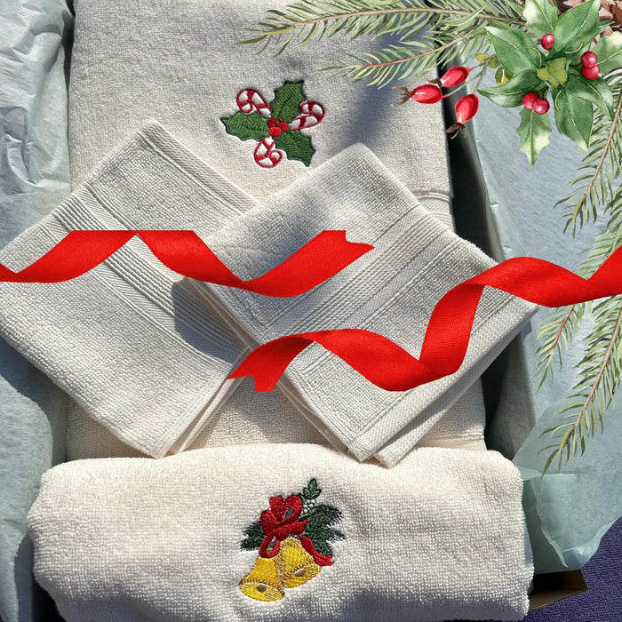 Luzia 8 Piece Bathroom Towel Set - 100% Turkish Cotton, Premium Quality - 2 Bath Towels 2 Hand Towels and 4 Washcloths (Lavender/Purple)