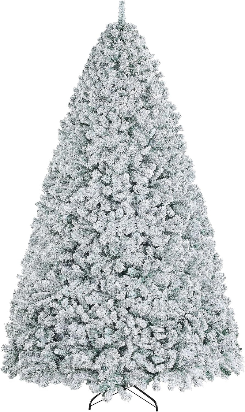 Yaheetech 9ft Artificial Christmas Tree, Realistic Premium Spruce Hinged Full Christmas Tree with 2028 Branch Tips Holiday Xmas Tree W/Metal Hinges & Foldable Base for Home Party Office Decoration