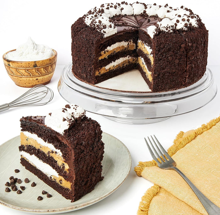 David's Cookies Layered Carrot Cake 10" - Pre-sliced 14 pcs. Fresh Gourmet Bakery Dessert With Rich Cream Cheese Frosting, Delicious Gourmet Easter Food Cake Gift Idea for Women, Men, Kids and Family