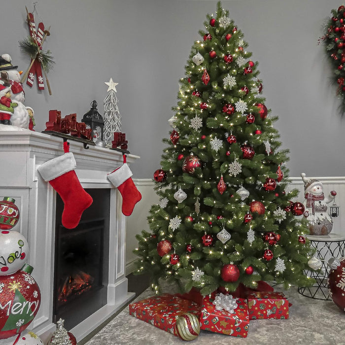 National Tree Company 'Feel Real' Artificial Christmas Tree| Downswept Douglas Fir - 7 ft