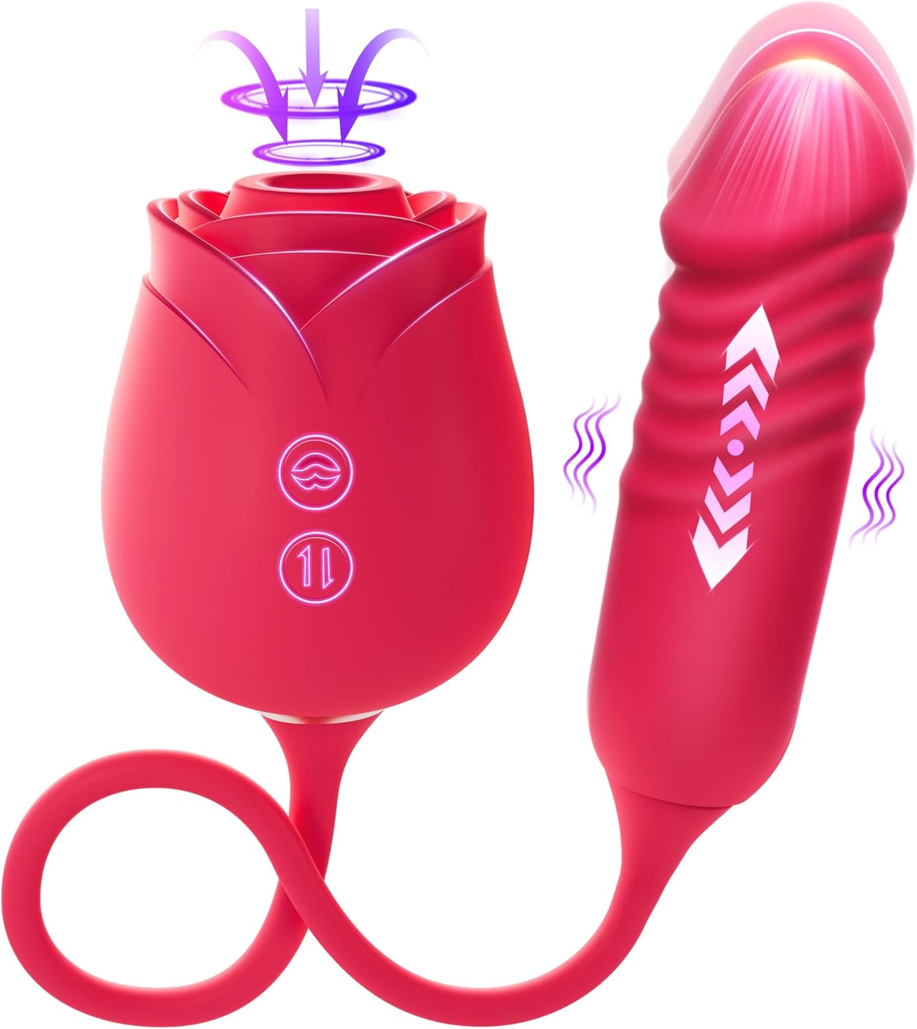 Vibrator Dildo Sex Toys for Women - Sex Toy with Thrusting G Spot Vibrators